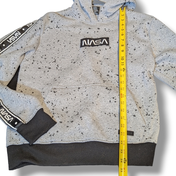 WT02 NASA Hoodie with splatter pattern size S - Picture 7 of 7